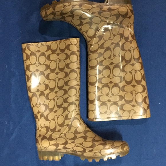 coach women's rain boots